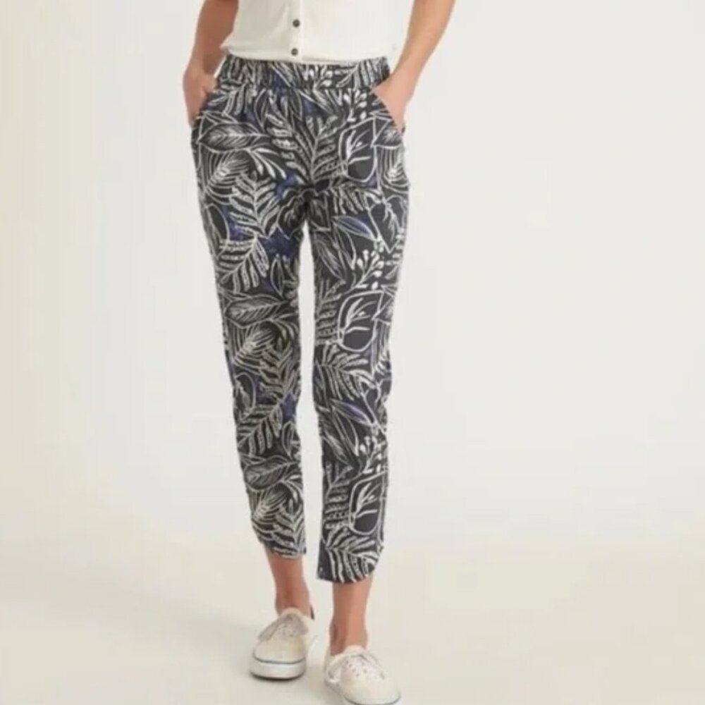 MARINE LAYER Allison Navy Printed Pants - Size XS